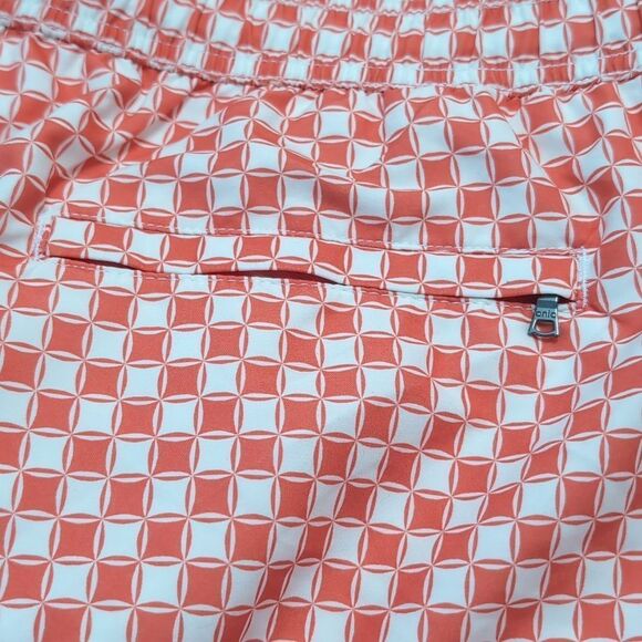 Onia The Charles Orange Print Men's Swim Trunks Sz XXL - Picture 8 of 8